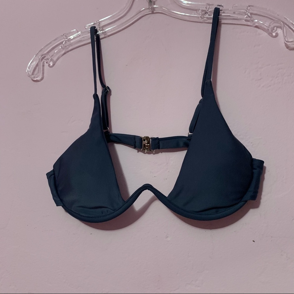Blue zaful Bikini Top